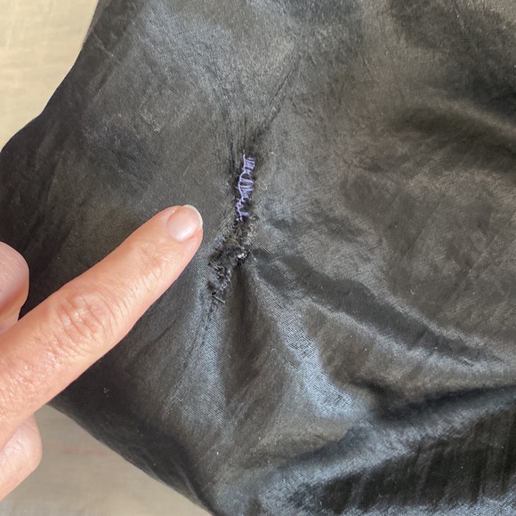 VNTG 1990 NILS Black Satin One Piece Ski Suit Sz 10 - Picture 11 of 15